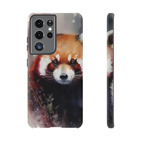 Red Panda in Watercolor - Impact Resistant Phone Case Samsung Galaxy S21 Ultra Matte